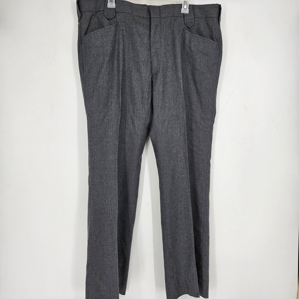 Vintage Pendleton Pants Mens 40x32 Wool Slacks Casual Dress Gray Trousers